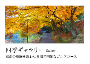 四季ギャラリー 京都の箱庭を思わせる風光明媚なゴルフコース